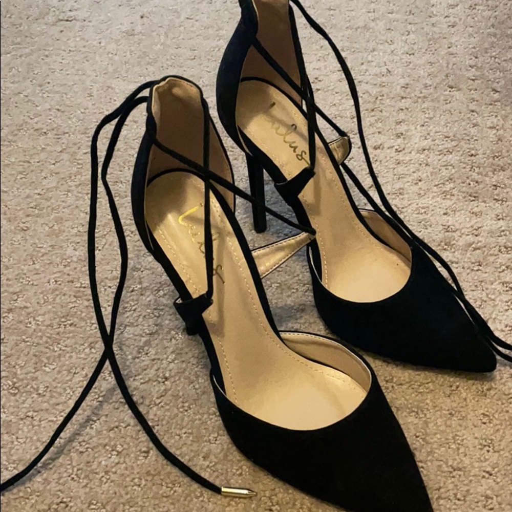 Lace up heels